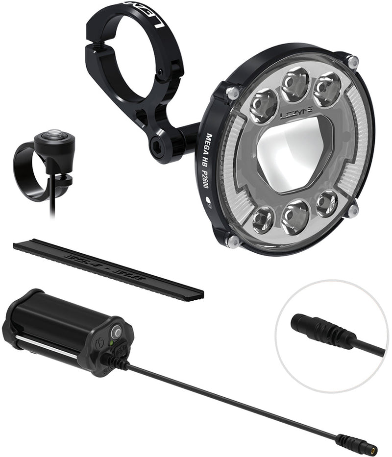 Afbeelding laden in galerijviewer, Lezyne mega hb stvzo p2600 loaded kit lighting set
