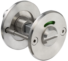 Lips beslag rond rozet | rond | vrij-bezet | geborsteld rvs | deurdikte 40mm en 54mm - 10020954