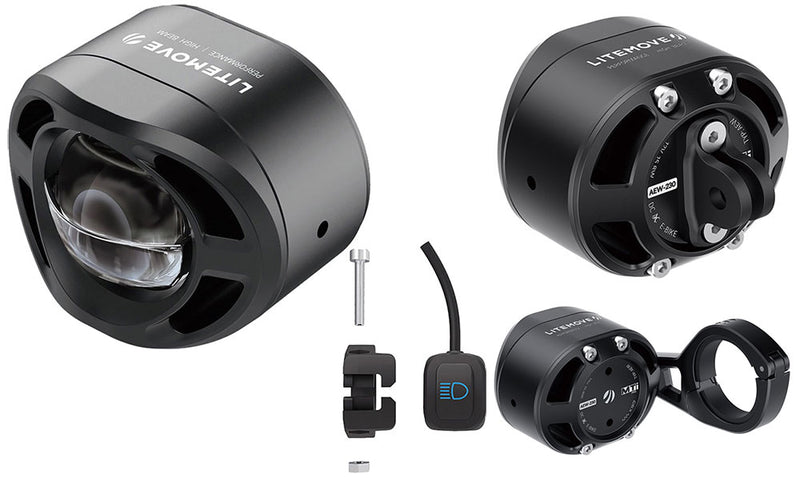 Afbeelding laden in galerijviewer, Litemove aew-230 e-bike front light
