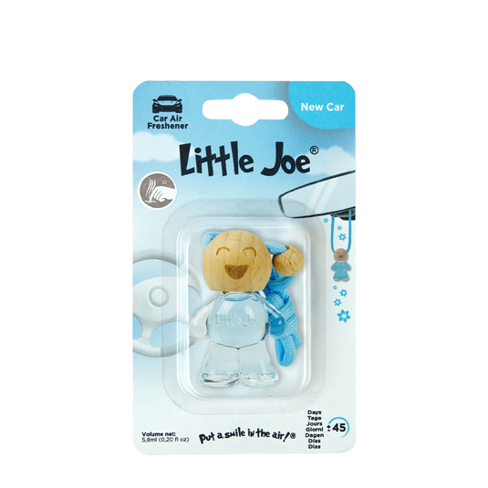 Little joe car air freshener glass bottle new car