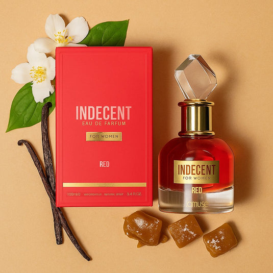 Lamusê by lattafa eau de parfum indecent red for women 100ml
