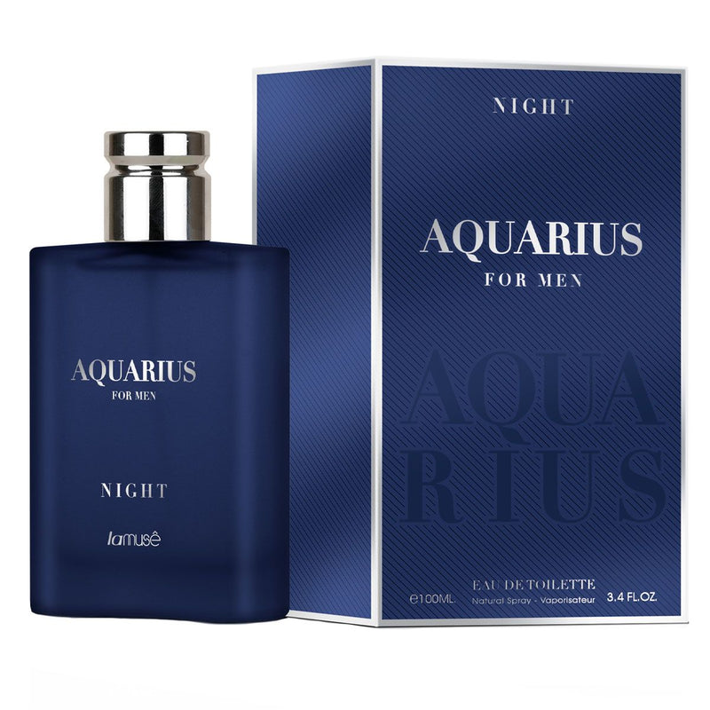 Afbeelding laden in galerijviewer, Lamusê lamuse by lattafa eau de toilette spray heren aquarius night 100ml
