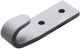 Bünte two-hole plan hooks gray plastic