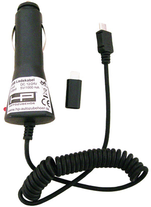 Hp charging plug usb car 1000ma 12 24v