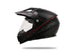 Ufo plast helmet aries m black red