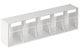 Lockweiler opbergbakstelling | h164xb600xd134mm | 5 x c | kunststof wit | 1 stuk - 1500513 - 1500513