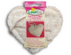 Loofco douche- en badspons loofah - hartje