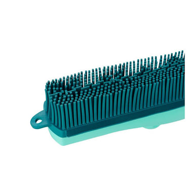 Leifheit suprabezem - rubberen bezemkop - click systeem - 30 cm veegbreedte