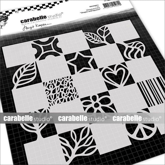 Carabelle studio • mask square shapes and squares by birgit koopsen
