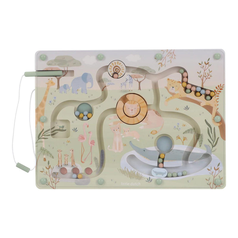 Afbeelding laden in galerijviewer, Little dutch safari friends magnetisch doolhof fsc
