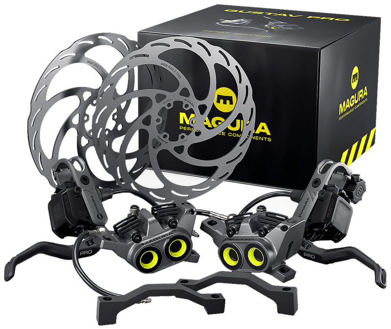 Afbeelding laden in galerijviewer, Magura gustav pro first edition disc brake set
