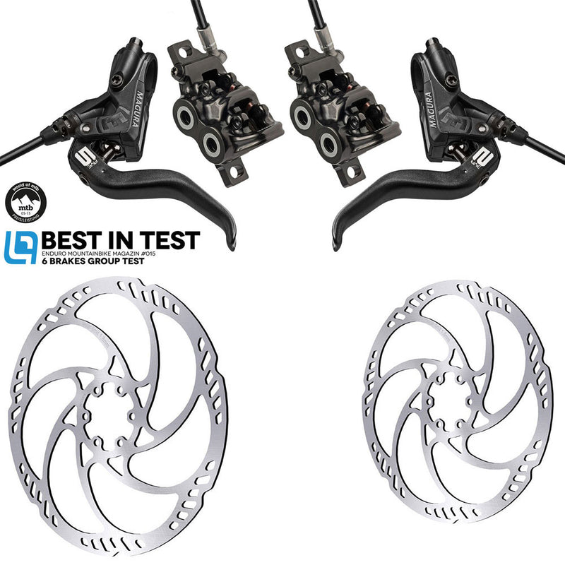 Afbeelding laden in galerijviewer, Magura mt5 disc brake set + storm hc
