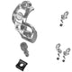 Magura sram shiftmix 3 clamp | set (links rechts)