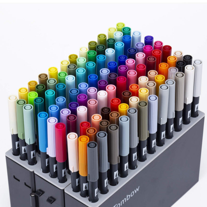 Afbeelding laden in galerijviewer, Tombow • fudenosuke brushpen hard tip 10pcs
