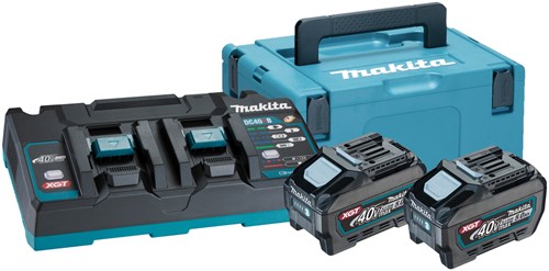 Afbeelding laden in galerijviewer, Makita 191u13-9 | startset | xgt dc40rb duolader + 2 x accu bl4050f | 40v max | 5.0ah in mbox - 191u13-9
