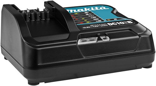 Afbeelding laden in galerijviewer, Makita dc10sb 12 v max oplader 5,0 a voor alle 12 volt en 10.8 volt cxt snellader voor accus originele acculader 197363-4
