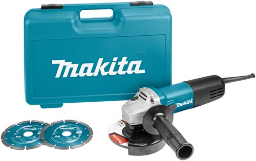 Afbeelding laden in galerijviewer, Makita 9558hnrgk2 haakse slijper | 125mm 840w | + 2 diamantschijven - 9558hnrgk2
