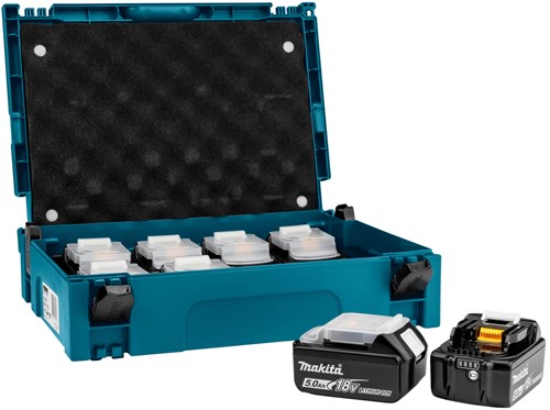 Afbeelding laden in galerijviewer, Makita 199697-1 | lxt accuset 18v in mbox nr.1 (8x 5.0ah bl1850b accu) - 199697-1
