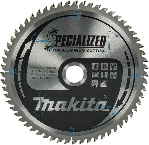Afbeelding laden in galerijviewer, Makita accessoires makita afkortzaagblad voor aluminium | specialized | ø 165mm asgat 20mm 60t - b-56568
