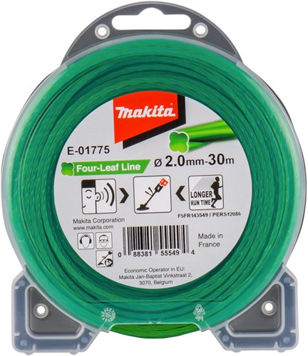 Makita accessoires makita e-01775 maaidraad 2,0x30mtr groen