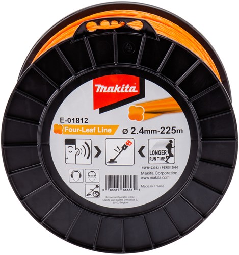 Afbeelding laden in galerijviewer, Makita accessoires makita e-01812 maaidraad 2,4x225mtr oranje
