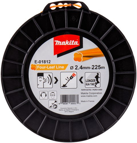 Makita accessoires makita e-01812 maaidraad 2,4x225mtr oranje