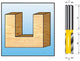 Makita accessoires groeffrees hm 20mm s12 - d-10447