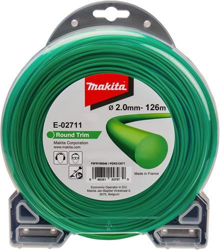 Makita accessoires maaidraad 2,0x126m rond - e-02711 - e-02711