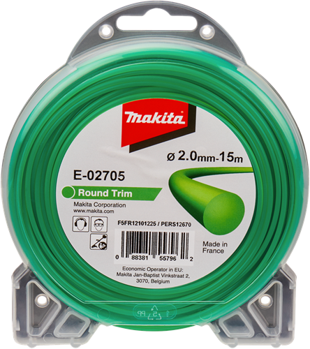 Afbeelding laden in galerijviewer, Makita accessoires maaidraad 2,0x15m rond - e-02705 - e-02705
