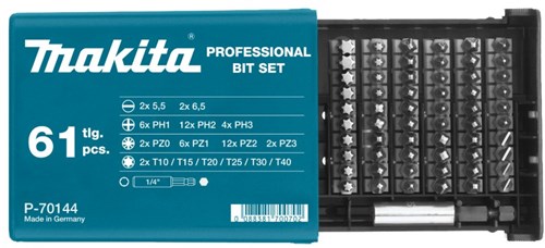 Afbeelding laden in galerijviewer, Makita accessoires makita p-70144 schroefbitset 61-delig
