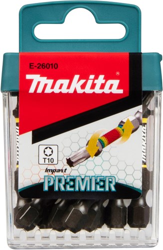 Afbeelding laden in galerijviewer, Makita accessoires slagschroefbits t10x50mm | impact premier | 10 stuks - e-26010
