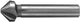 Makita accessoires verzinkboor 3-cut lengte 60mm schroefdraad maat m8 diameter 16,5mm - d-37471