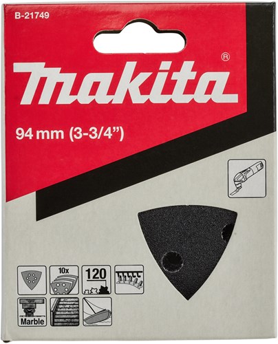 Afbeelding laden in galerijviewer, Makita accessoires schuurvel 3-k k120 black v. - b-21749
