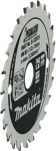 Afbeelding laden in galerijviewer, Makita accessoires cirkelzaagblad laminaat | specialized 85x15x1,0 24t 7g - b-33819 b-33819
