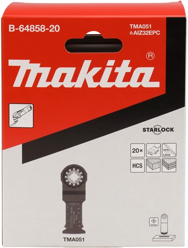 Afbeelding laden in galerijviewer, Makita accessoires makita e-cut zaagbl. hcs hout 32mm - b-64858-20
