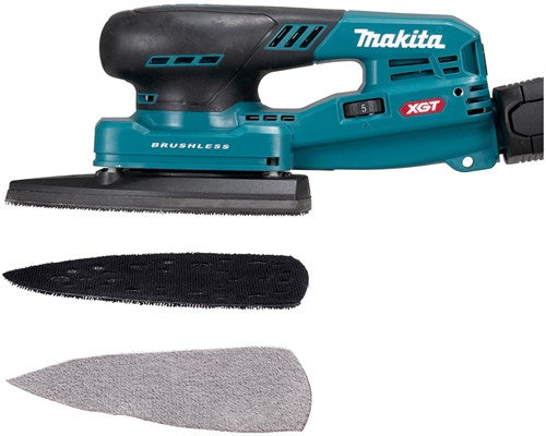 Makita bo006cgz xgt 40 v max 100x150 mm handpalm deltaschuurmachine | zonder accu's en lader - bo006cgz
