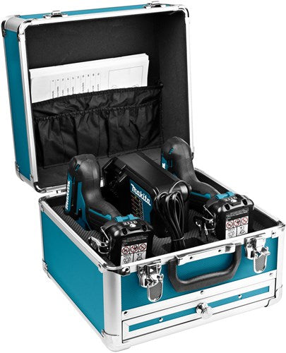 Afbeelding laden in galerijviewer, Makita clx224sax1 comboset - accuboor df333 + slagschroever td110 12v 2.0ah li-ion - clx224sax1
