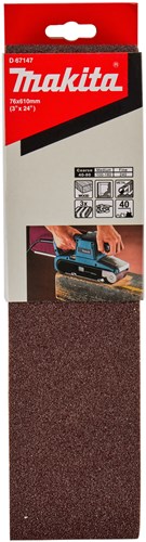 Afbeelding laden in galerijviewer, Makita accessoires d-67147 | schuurband | red k40 | 76x610 | 3 stuks d-67147
