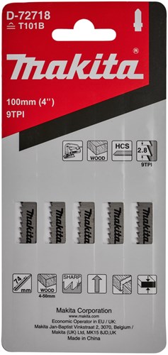 Afbeelding laden in galerijviewer, Makita decoupeerzgb hout 74mm - d-72718
