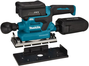 Makita dbo381zu | accu vlakschuurmachine | 18v | li-ion | met aws zender | zonder accu's lader - dbo381zu