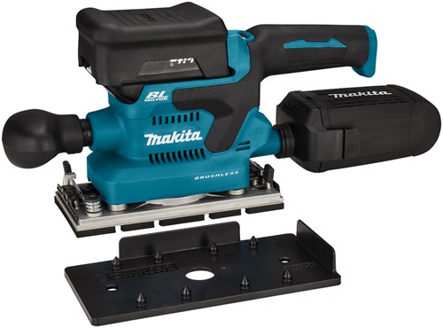 Afbeelding laden in galerijviewer, Makita dbo381zu | accu vlakschuurmachine | 18v | li-ion | met aws zender | zonder accu's lader - dbo381zu
