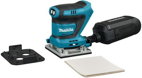 Afbeelding laden in galerijviewer, Makita dbo482zj accu handpalm vlakschuurmachine | 18v | zonder accu's en lader | in m-box koffer - dbo482zj
