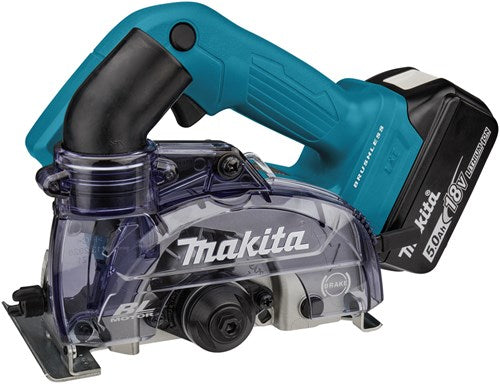 Afbeelding laden in galerijviewer, Makita dcc500rtj | lxt accu diamantsnijder 18v 125mm droog in mbox (2x 5.0ah accu + snellader) - dcc500rtj
