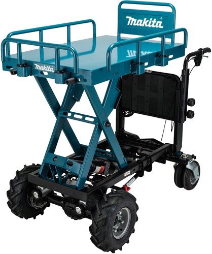 Afbeelding laden in galerijviewer, Makita dcu601z lxt 2x18 v accu transporter met schaarlift | zonder accu en lader | in krat - dcu601z
