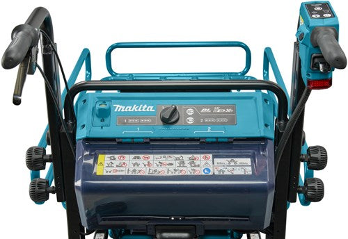 Afbeelding laden in galerijviewer, Makita dcu604z accu kruiwagen met rek | 2x 18v | body | zonder accu's laders
