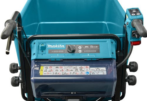 Afbeelding laden in galerijviewer, Makita dcu605z accu kruiwagen met laadbak | body | 2x 18v | zonder accu's laders
