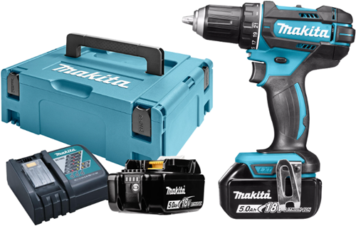 Afbeelding laden in galerijviewer, Makita ddf482rtj 18v boor- schroefmachine 5,0 ah accu (2 st), snellader, mbox - ddf482rtj

