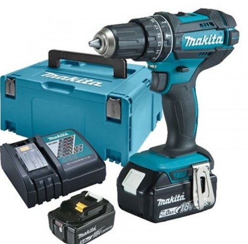 Afbeelding laden in galerijviewer, Makita dhp482rfj | lxt accu klopboor- schroefmachine 18v in mbox (2x 3.0ah accu + lader) - dhp482rfj
