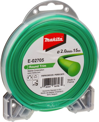 Afbeelding laden in galerijviewer, Makita accessoires maaidraad 2,0x15m rond - e-02705 - e-02705
