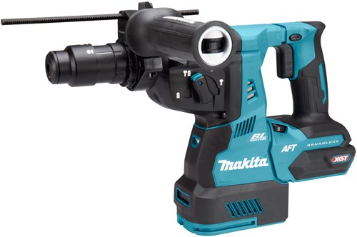 Afbeelding laden in galerijviewer, Makita hr002gz05 40v max combihamer | sds-plus | zonder accu's en lader, in mbox met stofafzuiging en aws zender - hr002gz05
